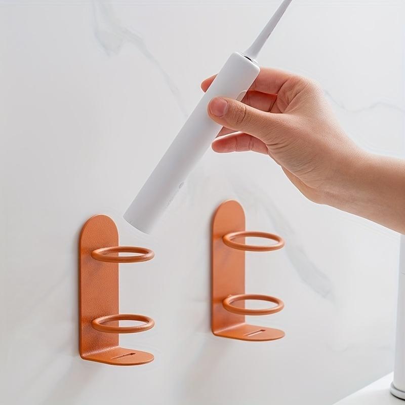 Wall-Mounted Electric Toothbrush Holder Holder Punch-free Razor Holder Storage Shelf Toothbrush Organizer Bathroom Accessories