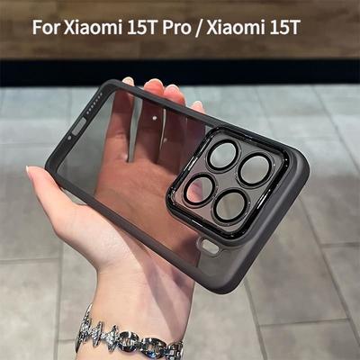 For Xiaomi 15T Pro Case New Model with Built-in Lens Film Advanced Drop-proof Soft Shell Cover For Xiaomi15T Shockproof Funda