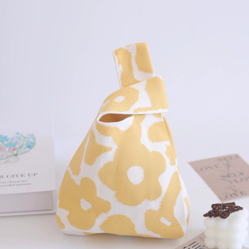 High quality thickened birthday banquet baby gift bag knitted bag gift woven bag handbag tote bag women's bag