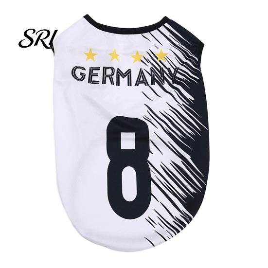 Ademend Huisdier Shirt Voetbalshirt Hond T-shirt Tanktop Mouwloos Zomer Voetbal Mesh Kleding Speldag Outfit voor Kleine Middelgrote Grote Honden