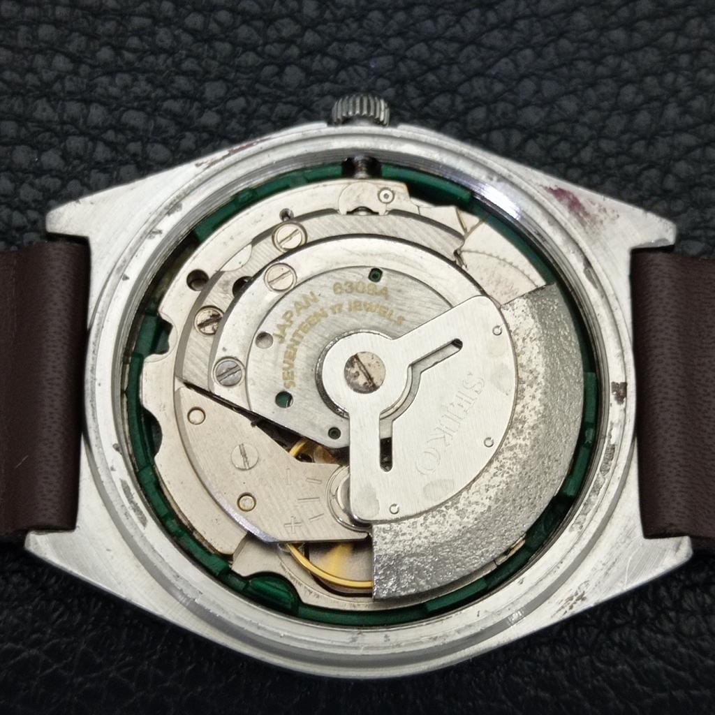 Seiko AUTOMATIC 6309A VINTAGE JAPONIA CEAS MASCULIN CADRAN CULOARE MARO a701447-5 R206b-a701447