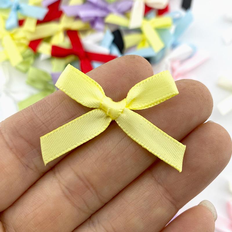 

В наявності 6 мм стрічкові бантики для ручної роботи, DIY, для прикраси торта, подарункової коробки