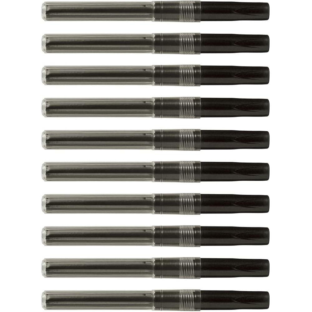 Pen Marker Special Ink Cartridges Handy S XNR3-A, Set of 10, Black