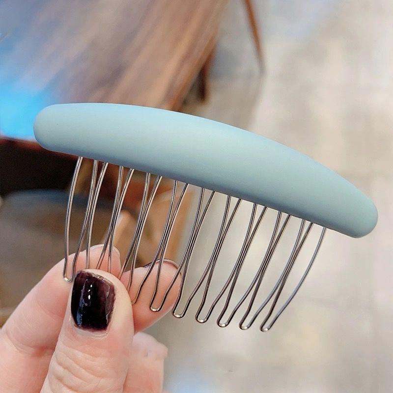 Простая ацетатная расческа-бантик для волос с зажимом DIY Аксессуары для волос Принадлежности для волос Милая расческа-бантик для волос с зажимом Ацетатная расческа-бантик