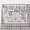5pcs/set House DIY Layering Stencils Painting Scrapbook Coloring Embossing Album Decorative Template Art Scrapbook