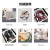 Silk Silk Scarf 111 Mulberry Silk Small Square Scarf Summer Versatile Black and White Graffiti Thin High-end Silk Woman