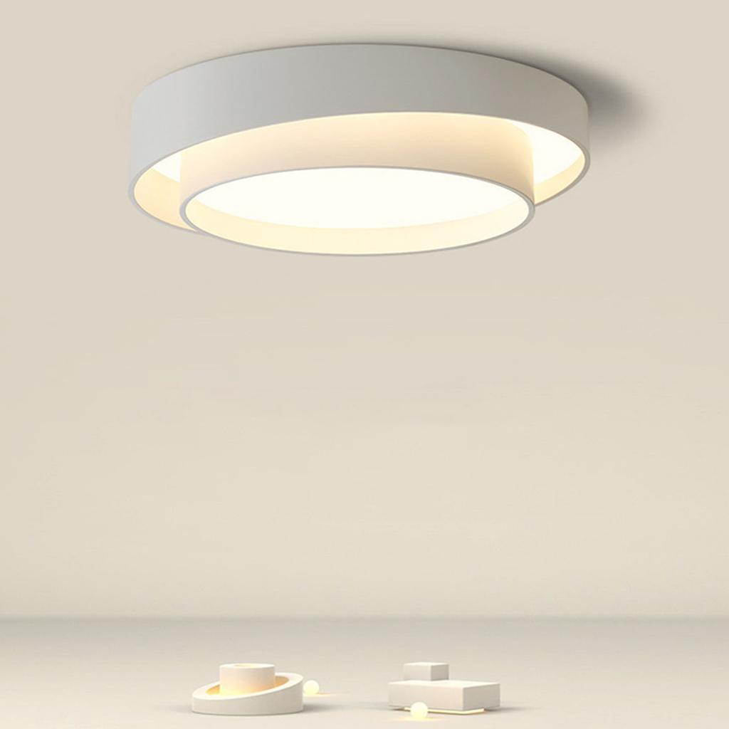 LED Ceiling Light Round Dimmable Modern 45W Metal Acrylic Long Lifespan for Hallway Kitchen Laundry 