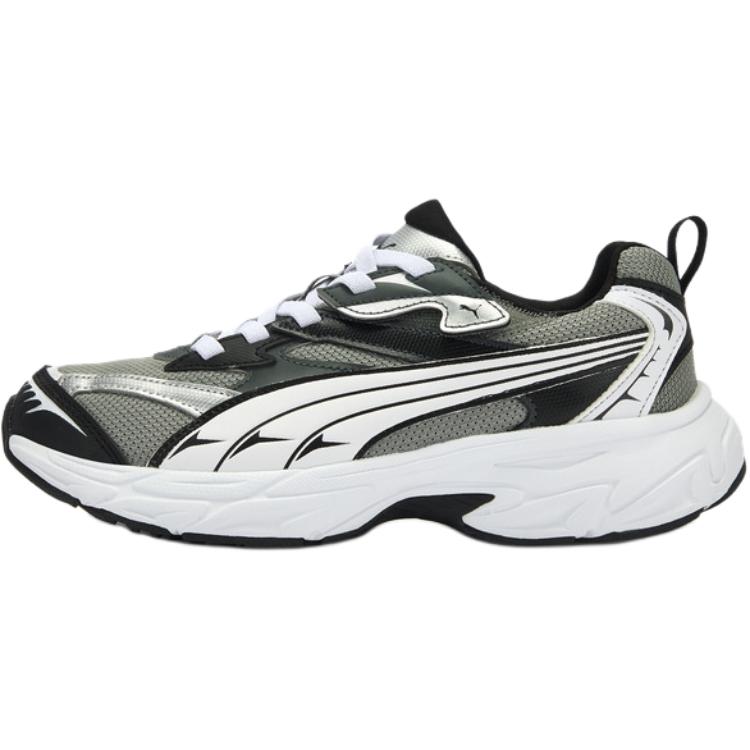 

Puma Morphic Fabric Ac+ Jr Удобные Модные Низкие Детские Повседневные Кроссовки Унисекс Кроссовки Дымчато-Серый Белый Черный 406208-02 39