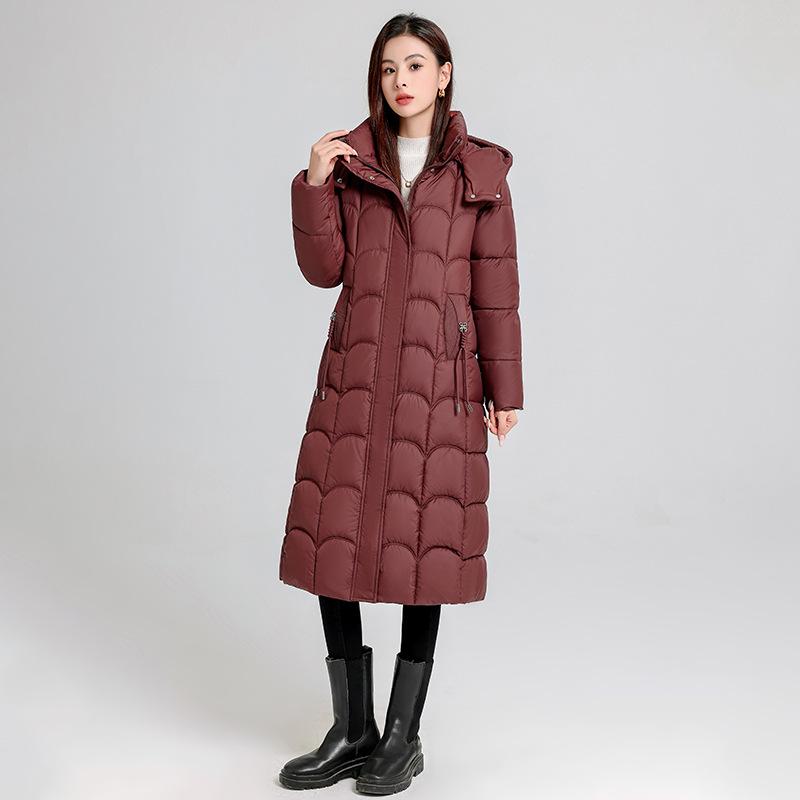 Plus Size Fashion Winter Jackets Women Overcoat Hooded Elegant Loose Thick Warm Female Coat
