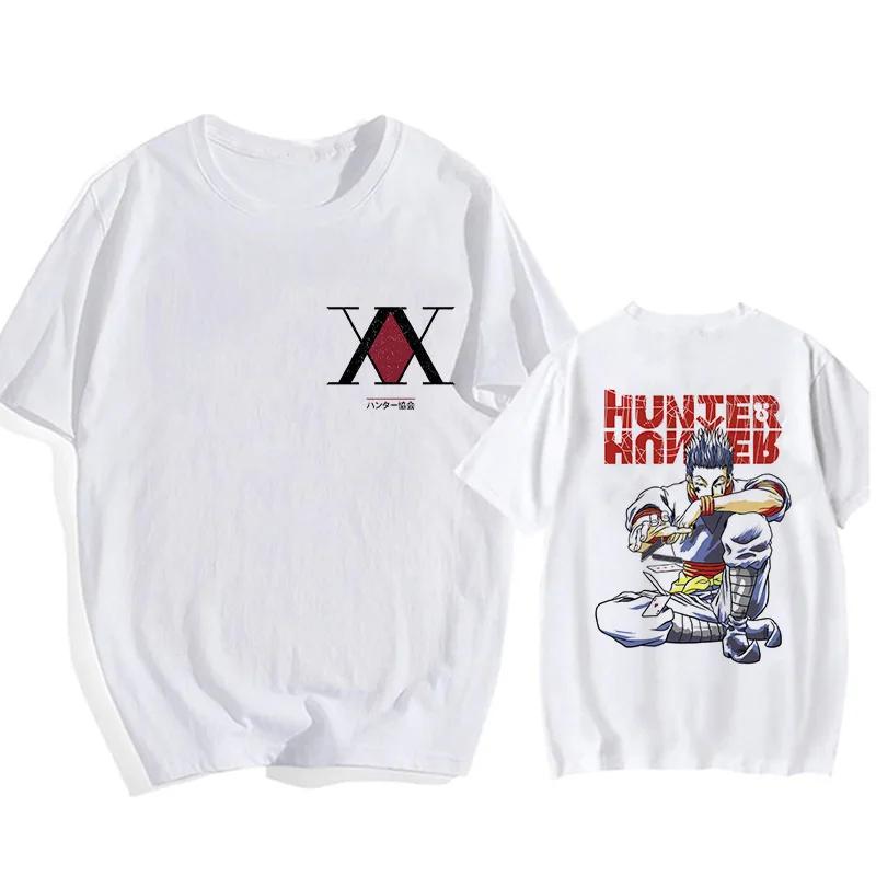 Manga Hisoka Kawaii Hunter X Hunter T Shirt Killua Zoldyck Funny Cartoon Cute Anime T-shirt Kurapika HxH Devil Eye Tshirt Tees