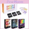 Unstable Unicorns Jogo de Cartas Expansão Nsfw Dragões Arco-Íris Pacote Festa Família