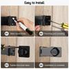 A27F-For Cabinet Door 4-Inch Black Zinc Alloy Hasp Lock, Heavy Duty Deadbolt With 3-Digit Combination(2Pcs)