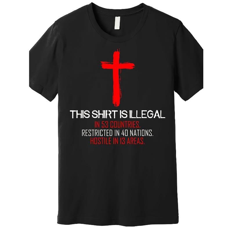 

This Shirt Features a Minimalist Design with an Interesting Round Neck And Short Sleeves, Showcasing a Unique Take on Faith in The Christian Cross 4XL