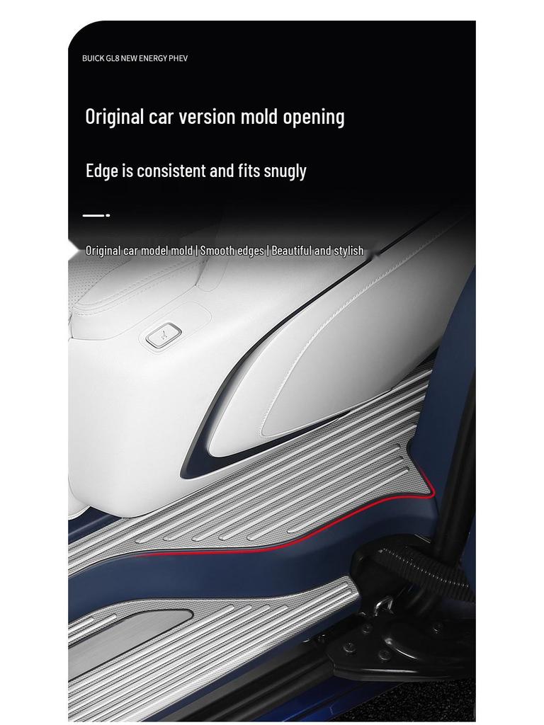 24 Buick GL8 PHEV Stainless Steel Door Sill Scuff Plates Interior Upgrade