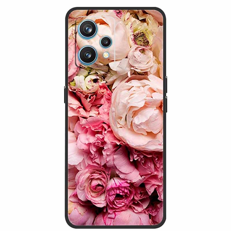 For Realme 9 Case RMX3521 Shockproof Soft silicone TPU Back Cover For Realme9 4G Phone Cases Realme 9 6.4 inch Cute Cartoon Bag