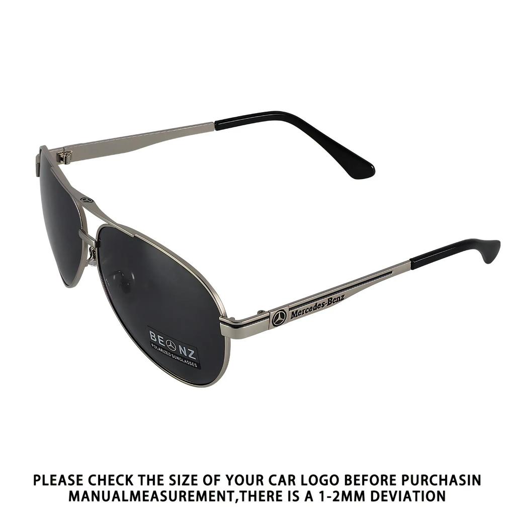 Tuhgj1 New 2025 Car Logo Sunglasses Driving Glasses Polarized Sun Protection for Mercedes Benz W177 CLS GLA GLC GLC GLK GLS SLK W204 W2