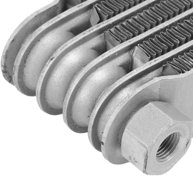 Uniwersalny Chłodnica Oleju 5 Rzędowa 65ml Trwała Oryginalna Chłodnica Oleju Aluminiowa Radiator Silnika Motocykla dla 100-250CC Motocykli Terenowych