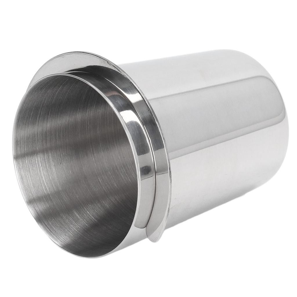 58mm Dosing Cup Stainless Steel Compatibility Polishing Coffee Dosing Cup Powder Feeder for Coffee