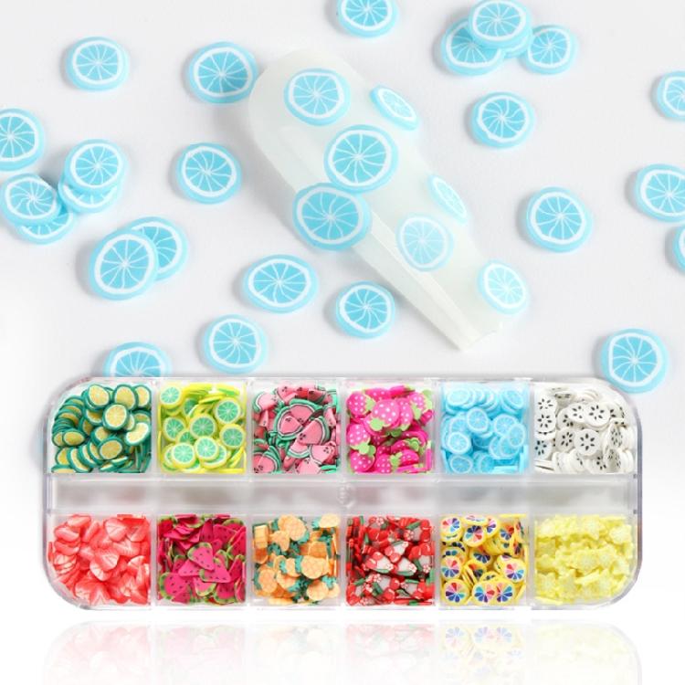UV Epoxy Resin Mold Filler Nail Art Fruit Slices 3D Polymer Slices Decorations
