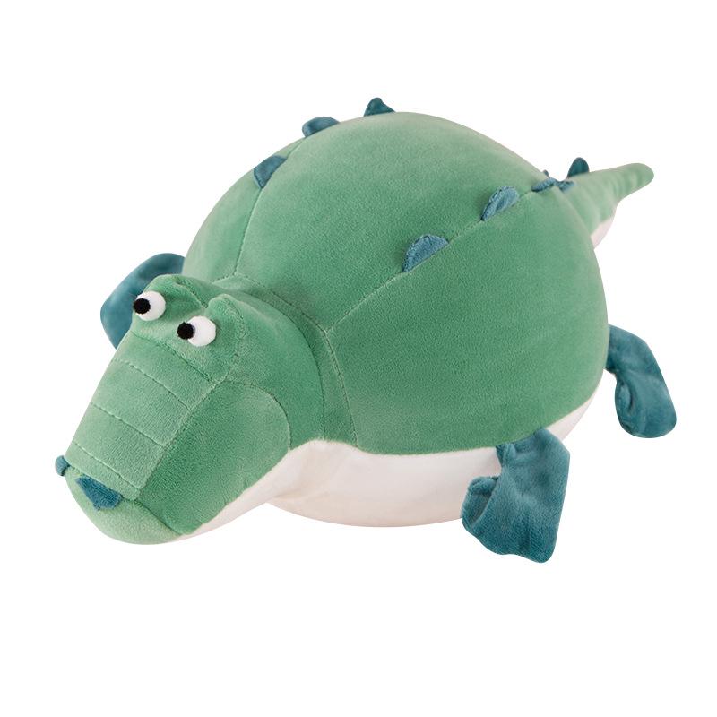 Cute Round Crocodile & Pufferfish Plush Toy Cushion for Kids - Perfect Birthday Gift