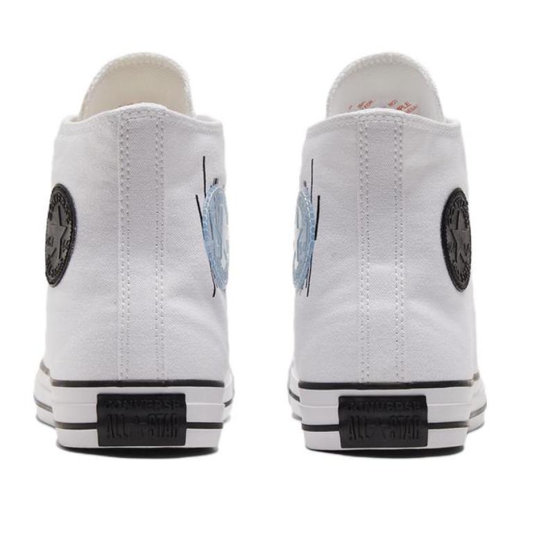 Converse Chuck Taylor All Star Alpargatas de Cano Alto Simples e Versáteis Unissex Branco