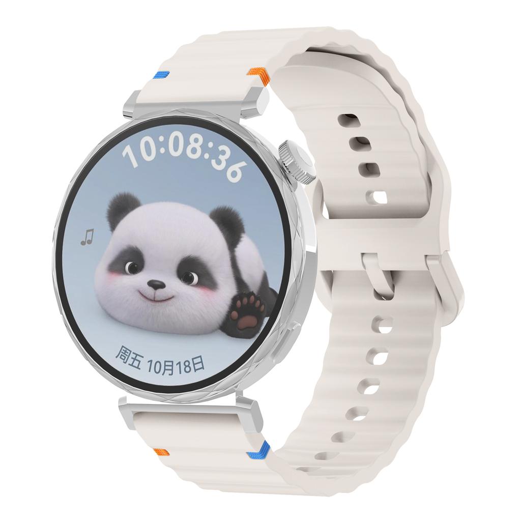18mm Watch Band for Huawei Watch GT5 41mm/GT5pro 42mm Soft Silicone Wristband Compatible with GT4 41mm Smartwatch Strap Correa