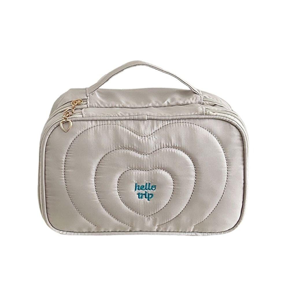 

Дорожные принадлежности Органайзер для туалетных принадлежностей Женская косметичка Дорожные аксессуары бежевый