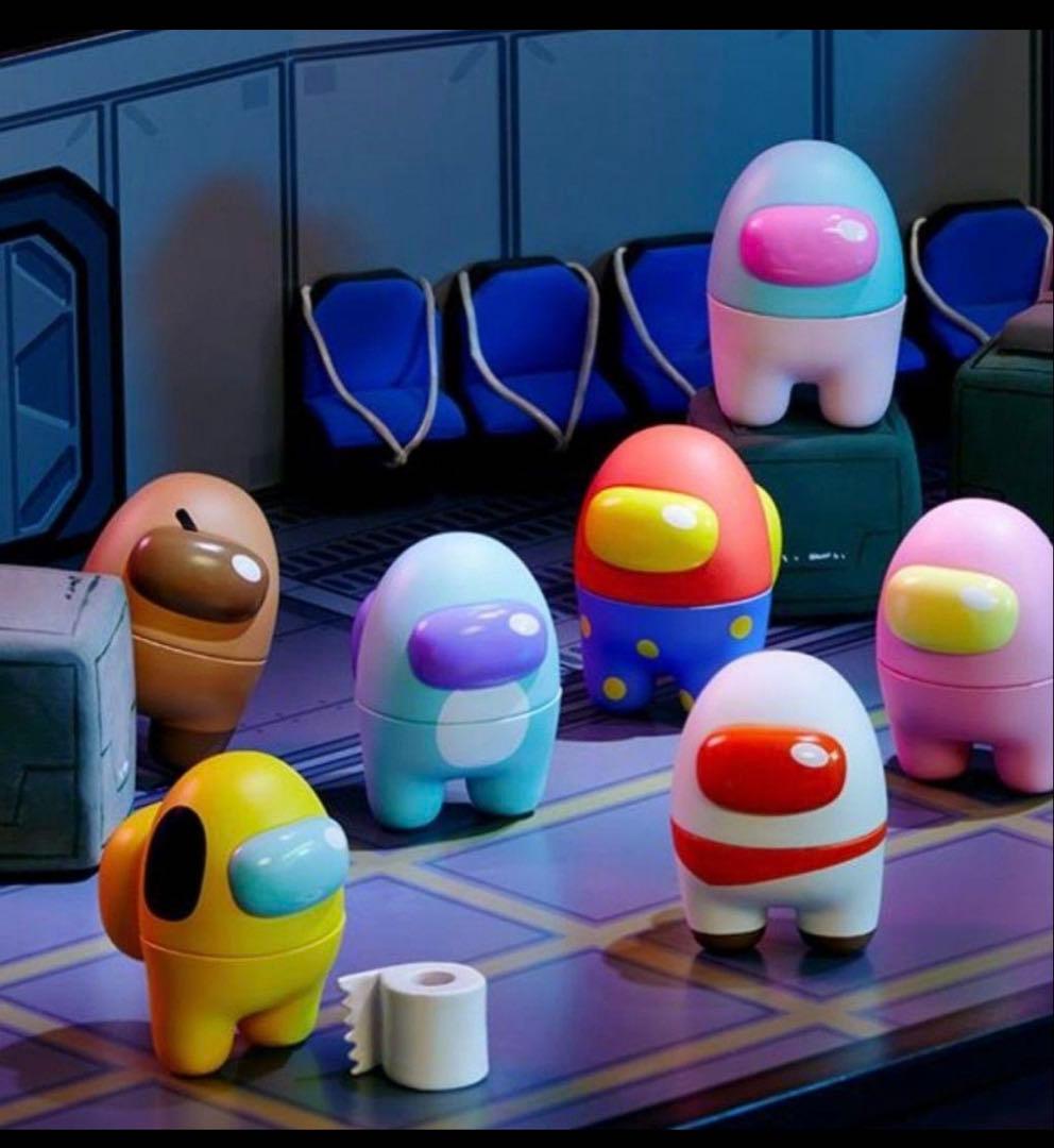 [Б/У] Фигурки Among Us BT21 Коллаборация - Полный набор (Отдельно не продается.)