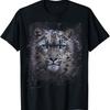 Snow Leopard Face Big Cat Animal Lover Gift T-Shirt