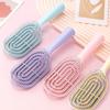 Vented Hair Brush Portable Anti-static Thin Thick Curly Long Wet Dry Hair Paddle Brush Scalp Massage Hair Styling Detangling Comb