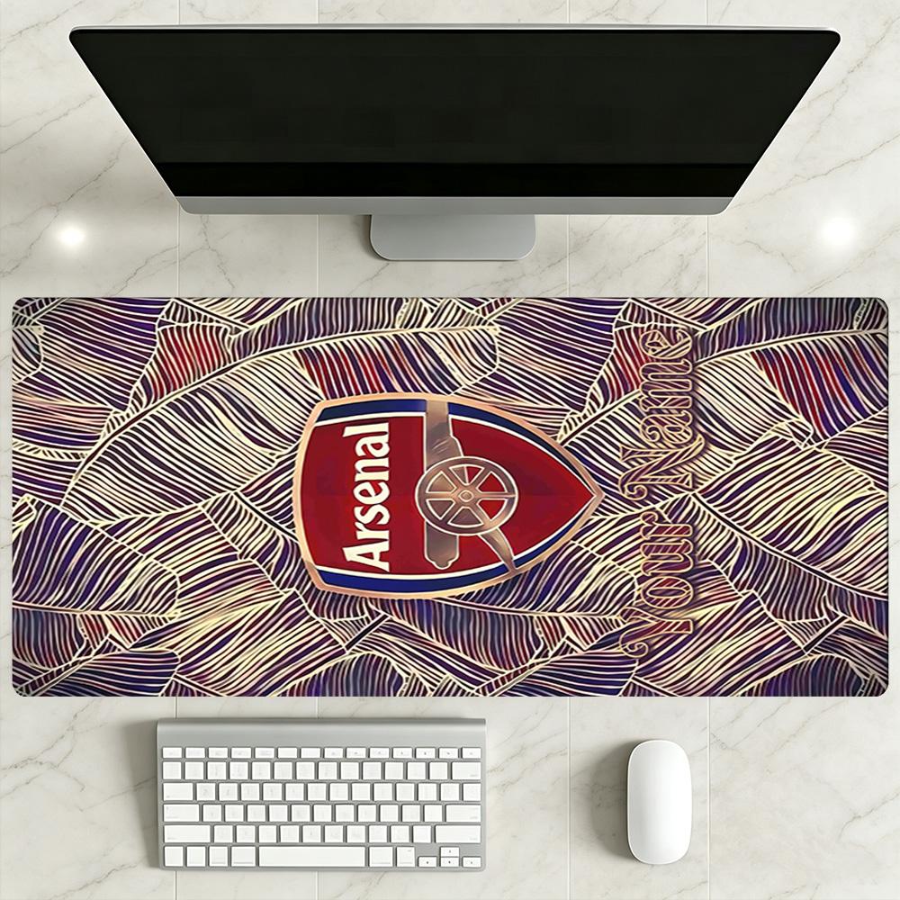 Arsenal F.c. Customizable Name Mouse Pad Gamer Mousepad Computer Desk Mat Non-Slip Rubber Bottom Perfect Gift for Gamers And Professionals