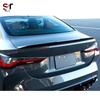 Compatible with BMW M4 G82: 3D Style Carbon Fiber Rear Wing, Ducktail, and Small Spoiler Modifications.