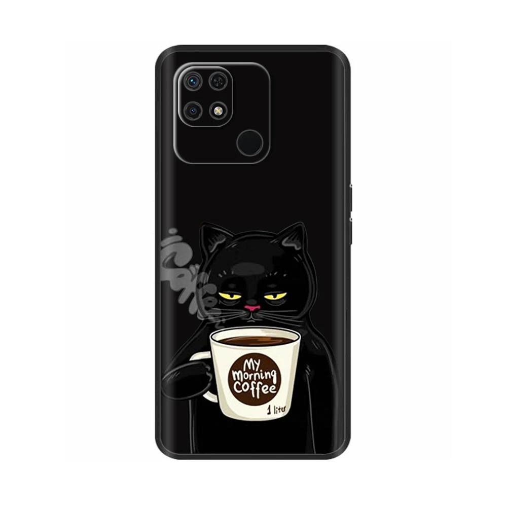Pour Redmi 10C Coque Mignon Dessin Animé Silicone Liquide Souple Boîtier de Téléphone Pour Xiaomi Redmi 10C Coque Arrière redmi10C 10 C Coques Fundas