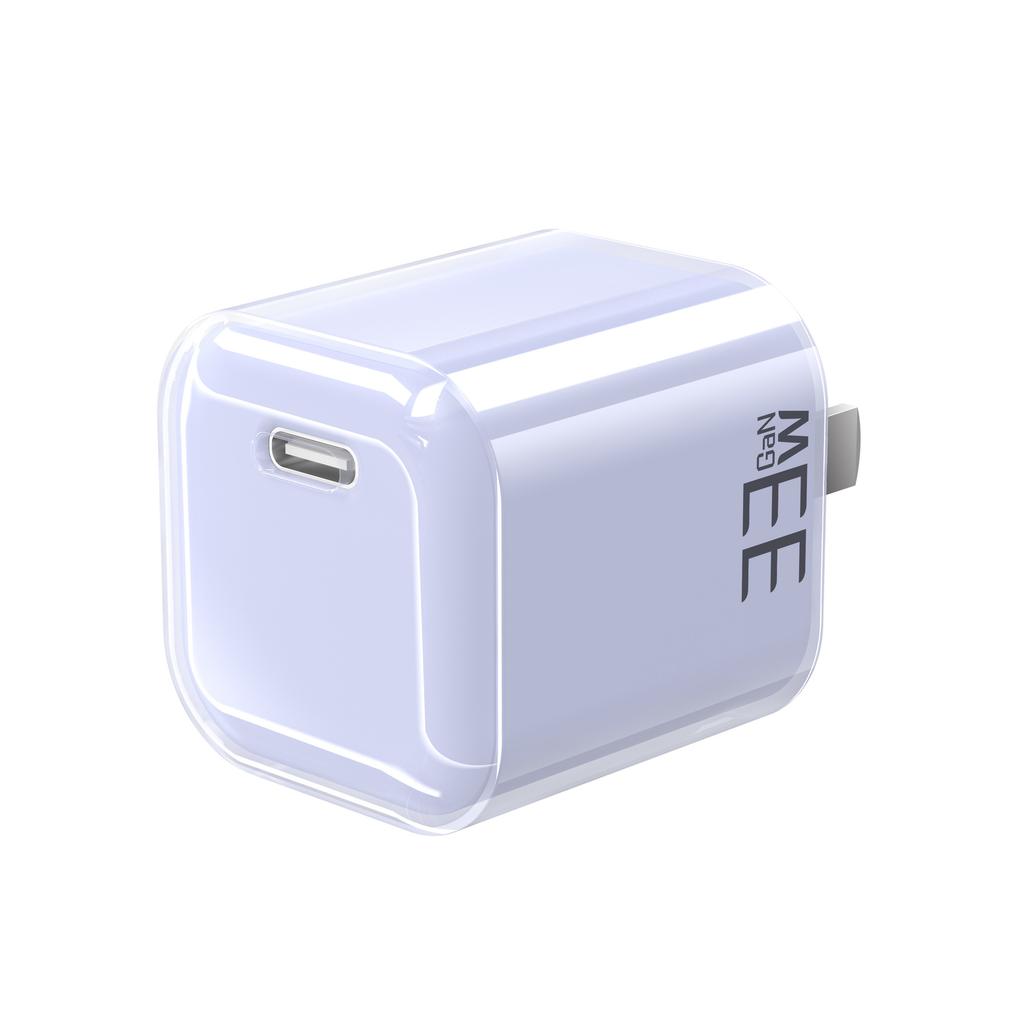 Transparent 30W Small Ice Charger 33W Gallium Nitride Fast Charging Suitable for Apple 16 Two-color Transparent Charging Head
