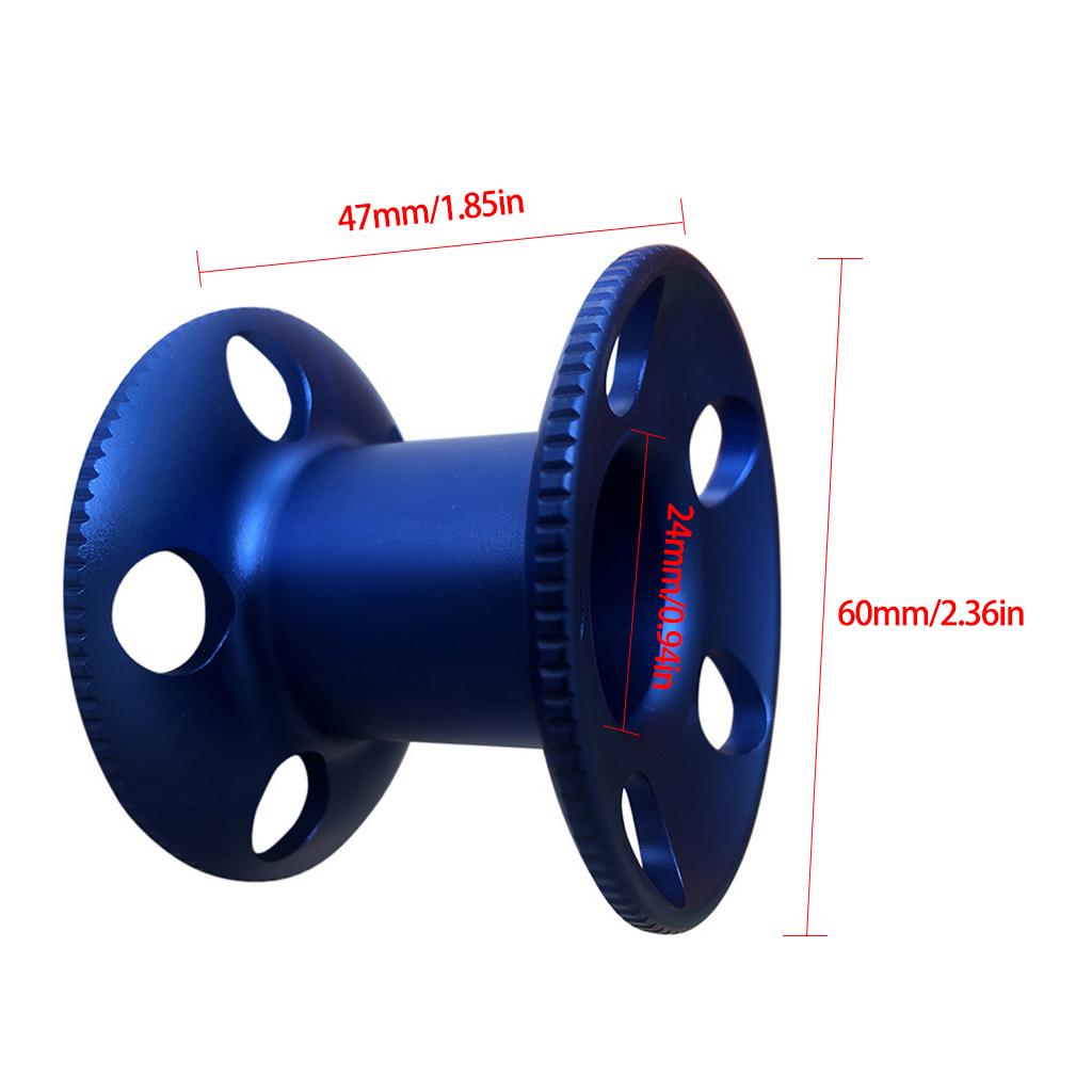 Diving Photography Equipment Aluminium Alloy Diving Wire Wheel Underwater Photography Five-hole Wire Wheel Spool Process