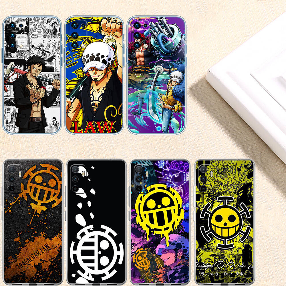 One Piece Law Phone Case for Motorola Edge 20 30 S30 40 50 Fusion Lite Plus Pro Ultra Neo One Action Zoom Hyper Power Macro Vision