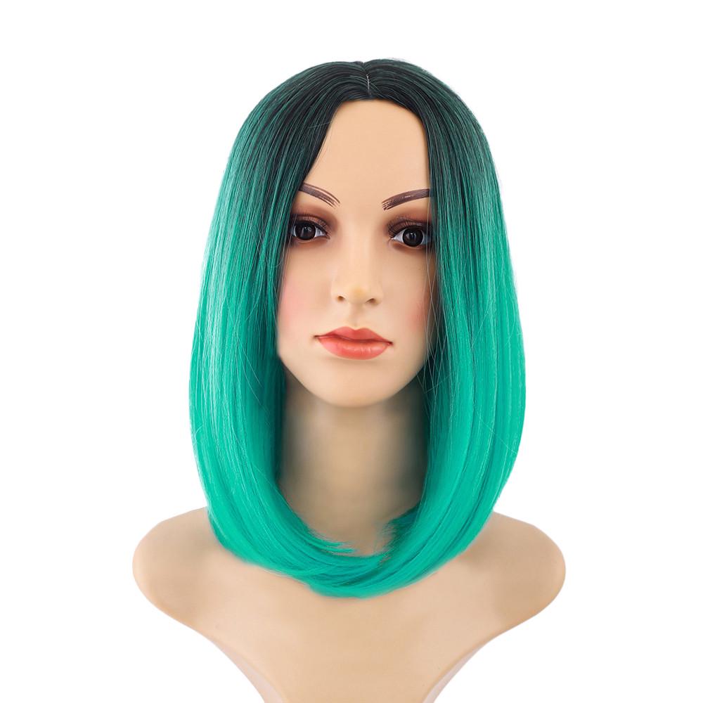   Hair Straight Bob Wigs Synthetic Hair Short Party Hair Wig 