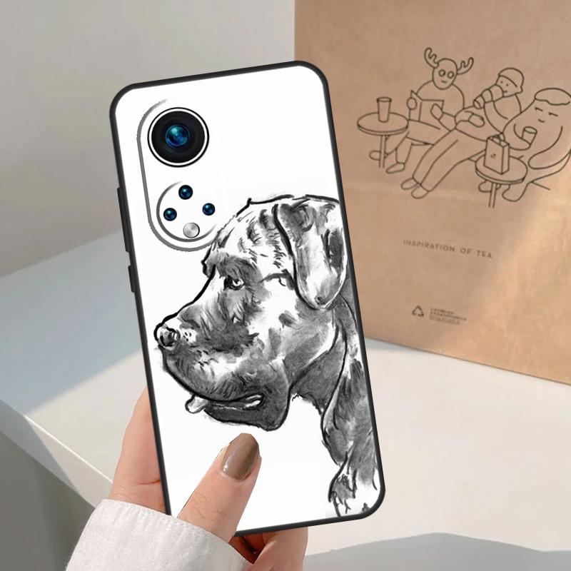 Cane Corso Italian Mastiff For Honor Magic 8 5 6 7 Pro Case For Honor 400 200 Lite 50 70 90 X8c X8b X9a X9b X9c X9d Win