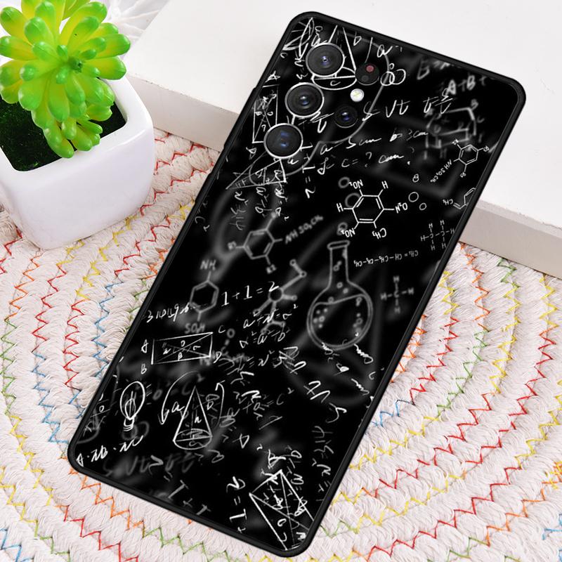 Atom Science Chemistry Phone Case for Samsung Galaxy note 10 pro S26 Ultra S23 S24 FE S25 S21 S22 PLUS shockproof Cove