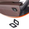 For BMW 7 Series G70 -2025 ABS Carbon Fiber Car Rear Door Switch Button Decorative Frame Stickers Car Interior Accessories