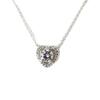Les Trésors De Lily [N6845] - White 'Love' Silver Necklace (rhodium-plated)