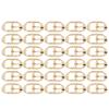 30PCS Belt Buckle Adjustable Practical DIY Production Metal Pin Buckle for Package Handbag Belt