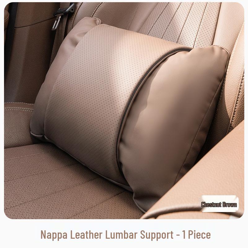 Car Headrest and Lumbar Support Pillow Set