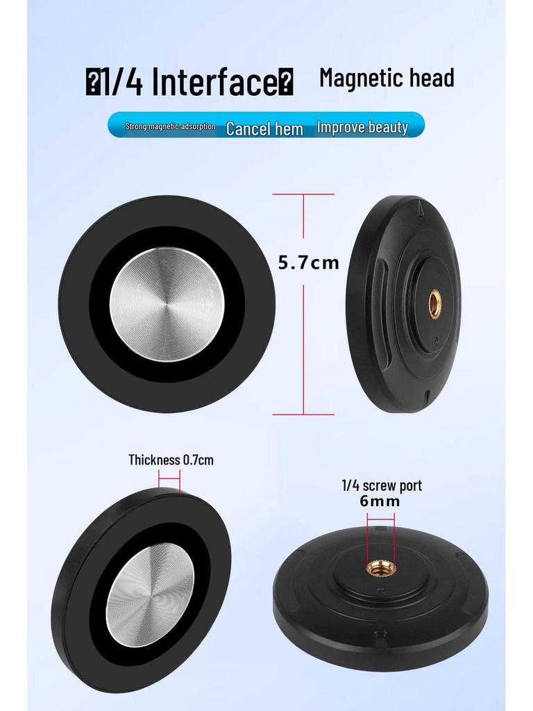 360° Rotating Magnetic Mount for Phones & Tablets - Live Streaming & Car Vent Use