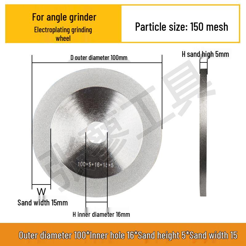 Diamond Alloy Bowl-Shaped Grinding Wheel for Tungsten Steel, Alloy Steel, and Ceramic Milling Cutter.