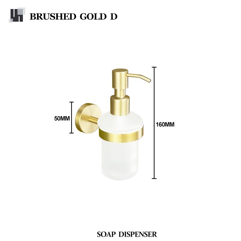 Dozator de săpun montat pe perete, dozatoare de săpun din oțel inoxidabil, detergent de bucătărie, pompă, sticlă, săpun, dozator de perete pentru baie
