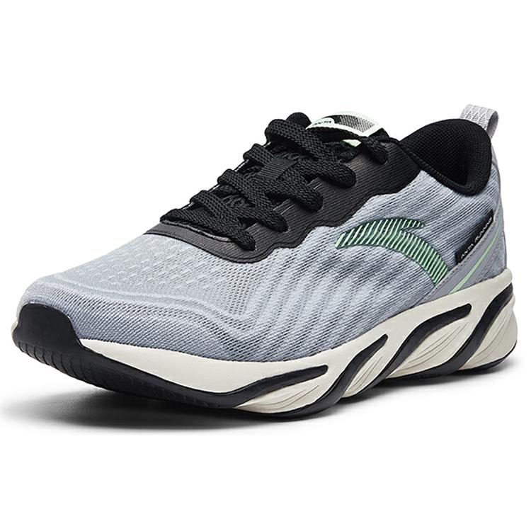 Anta Comfortable Cushioning Low top Running Shoes Men's Gray Black 112025515-4