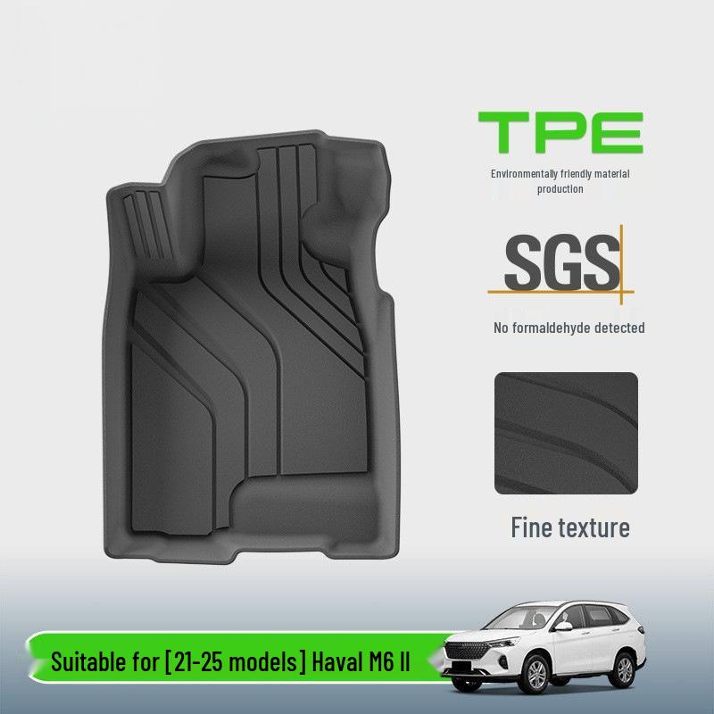 TPE Floor Mats & Trunk Liner for Haval M6II (2021-2025)