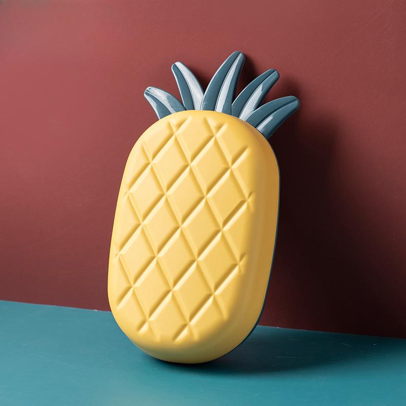 Pineapple Travel Soap Box Portable Draining Soap Box Cute Large Household Laundry Soap Box