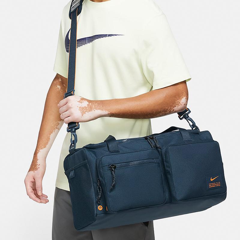 New Nike Fabric Camping Bags Travel Bags Gym Bags Unisex Armory Deep Sea Blue Imperial CK2795-454